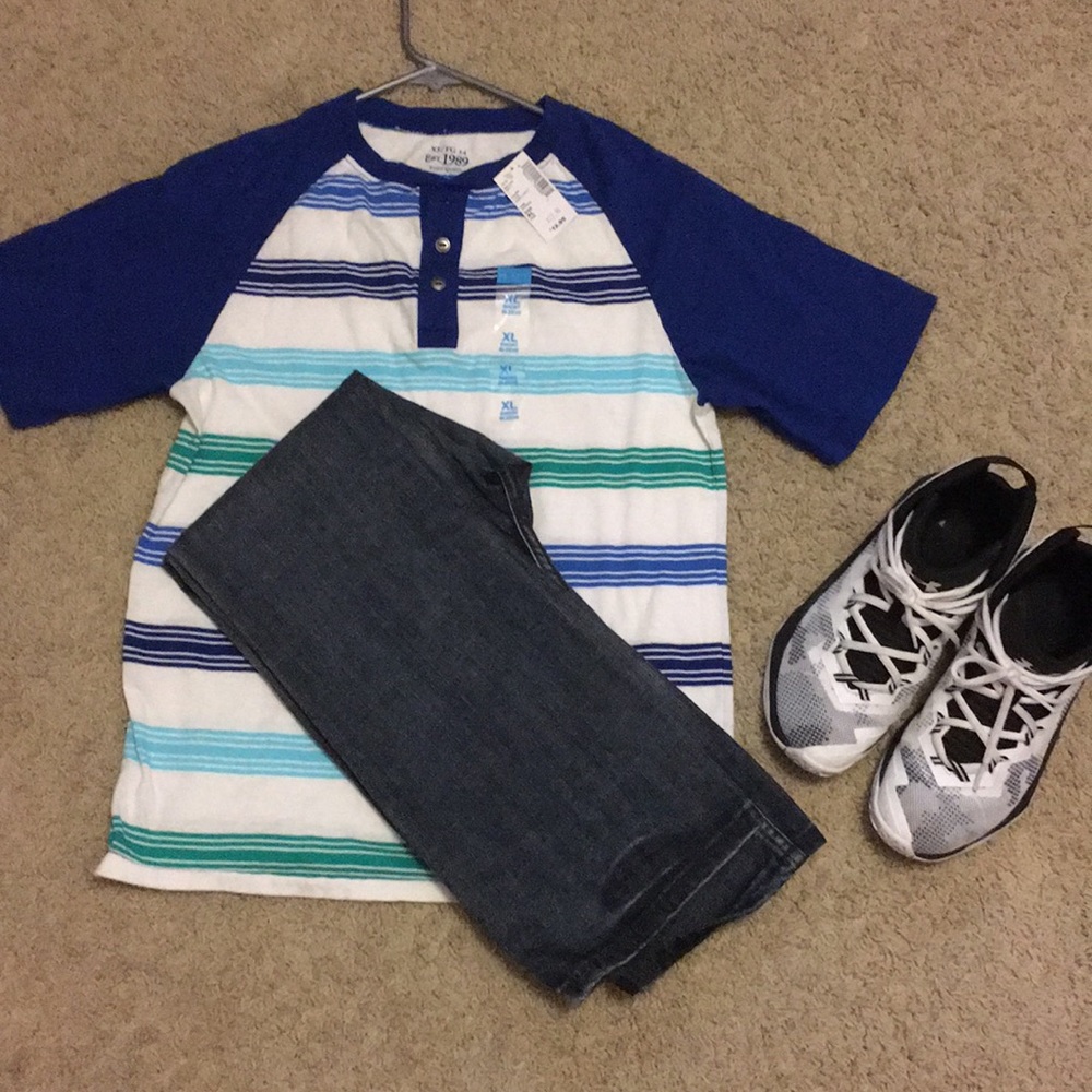 3 for $15: Children’s Place Boys striped t-shirt